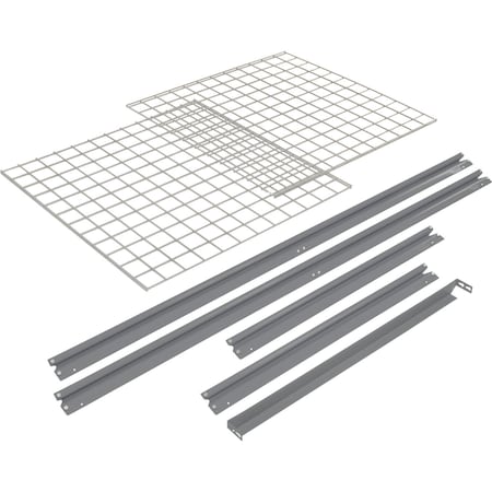 Global Industrial Additional Level For 72W x 48D High Capacity Rack Wire Deck, Gray 581102GY